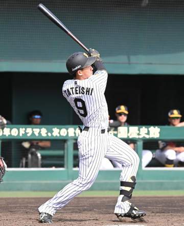 阪神・ドラ1立石が実戦復帰 安打お預けも次戦見据え「整理して臨みたい」左手首も「大丈夫」