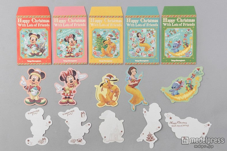 メッセージカード＆マスキングテープのメッセージカード（C）Disney