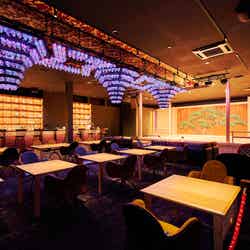 老松エリア~水戯庵ラウンジ~/画像提供:アートアクアリウム製作委員会