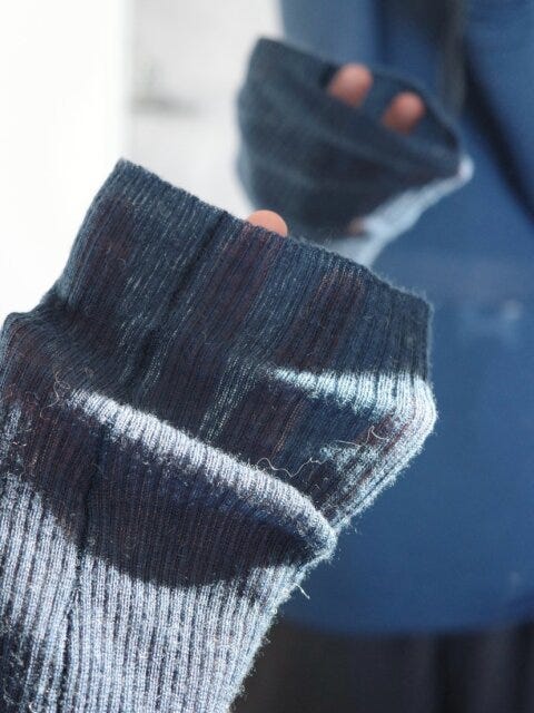 PLSTシアーリブタートルネックセーター PLSTシアーリブタートルネックセーターの袖口