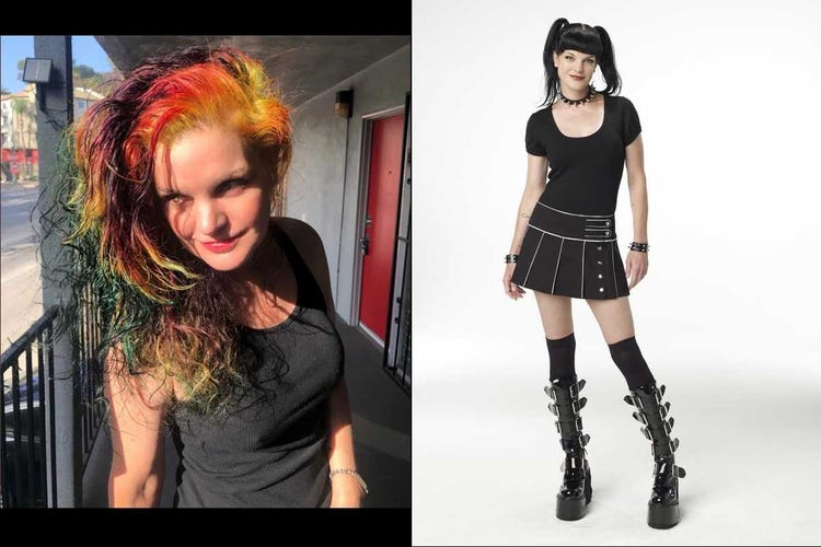 Ncis アビー役のポーリー ペレット 髪色がレインボーに モデルプレス Ncis アビー役のポーリー ペレット 髪色がレインボーに モデルプレス