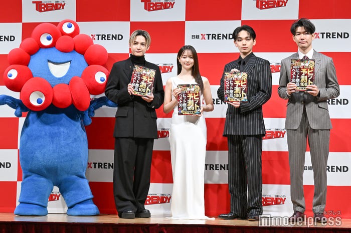 ミャクミャク、SKY-HI、森香澄、宮世琉弥、澤原昇氏(C)モデルプレス