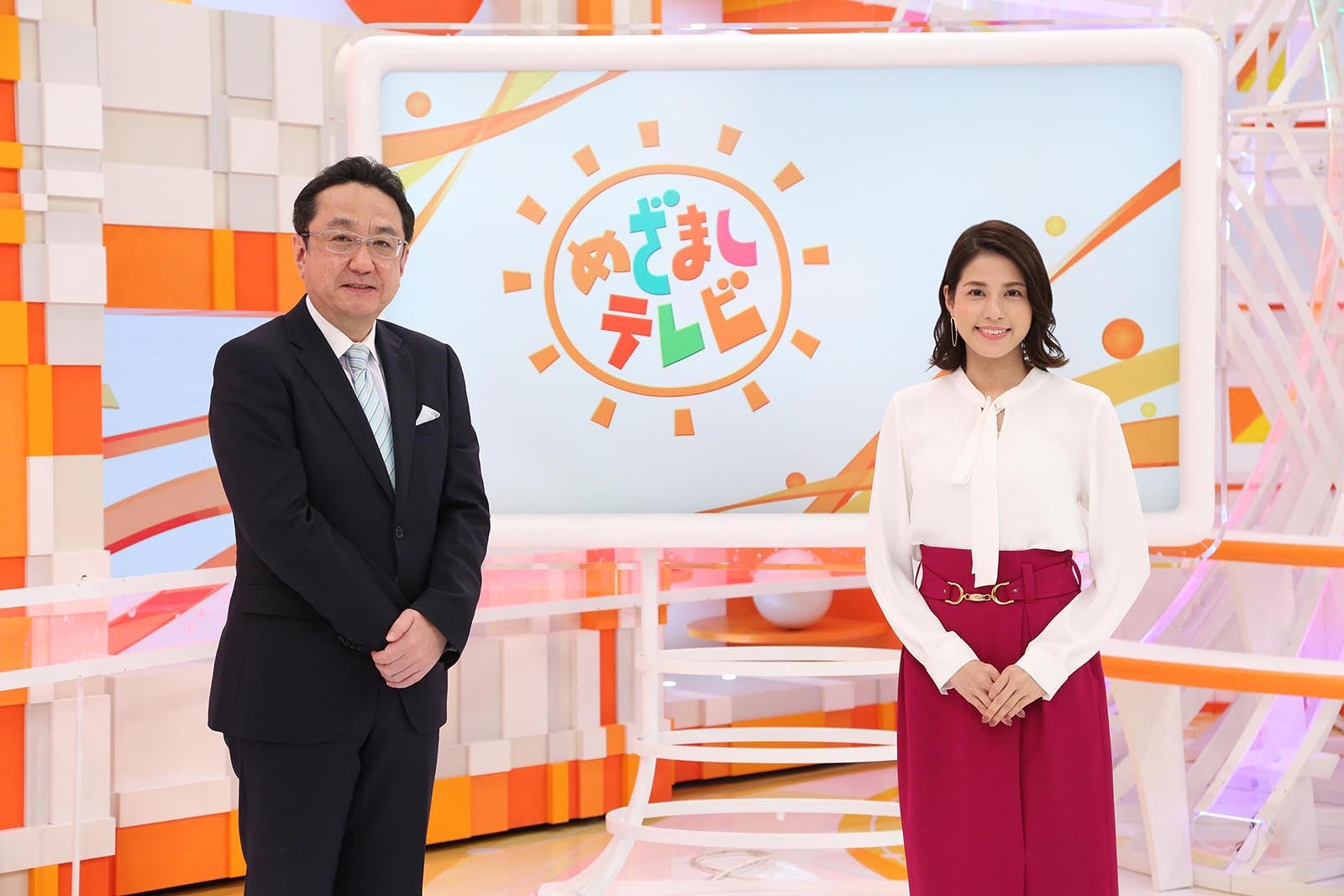 三宅正治、永島優美（C）フジテレビ