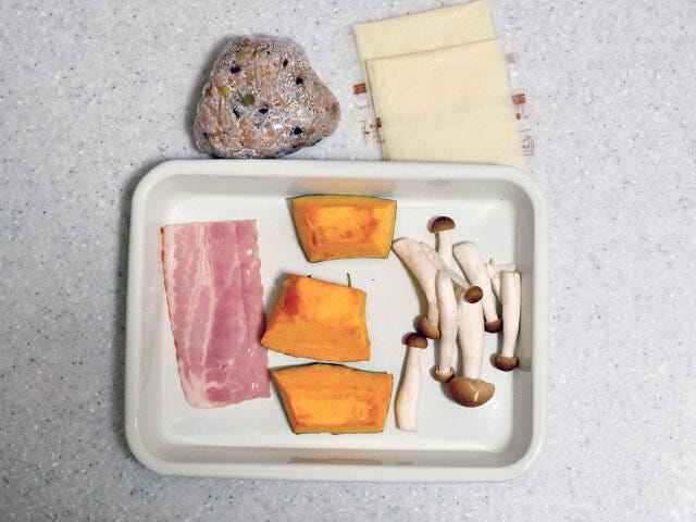 かぼちゃリゾット　材料