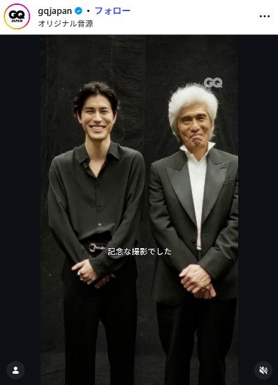 GQ JAPAN Instagramより