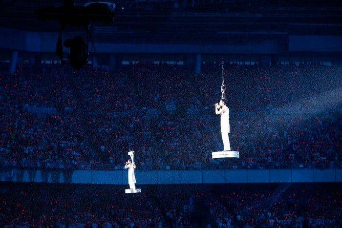 「東方神起 LIVE TOUR ~Begin Again~ Special Edition in NISSAN STADIUM」最終公演より(提供写真)