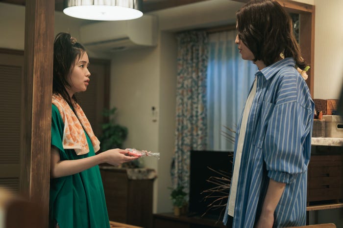 藤原さくら、岡山天音「こっち向いてよ向井くん」第6話より(C)日本テレビ