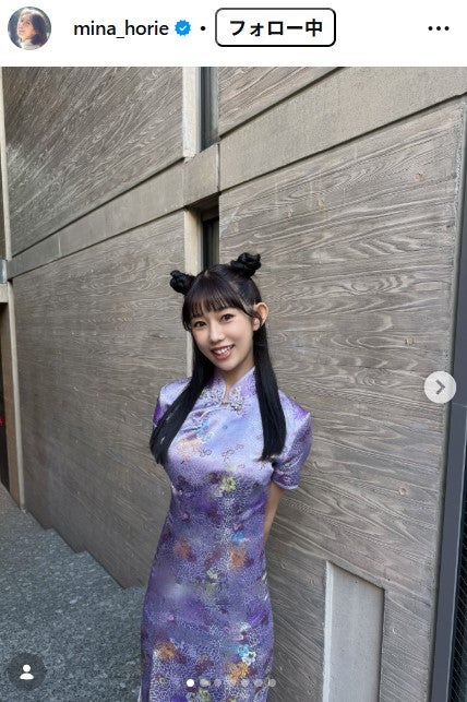 “日本一強いアナ”堀江聖夏、チャイナ服から印象ガラリ ノースリーブショットに反響続々「大人っぽい」「可愛すぎる」