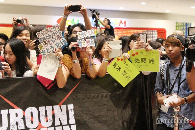 フィリピンでのアジアプレミアの様子