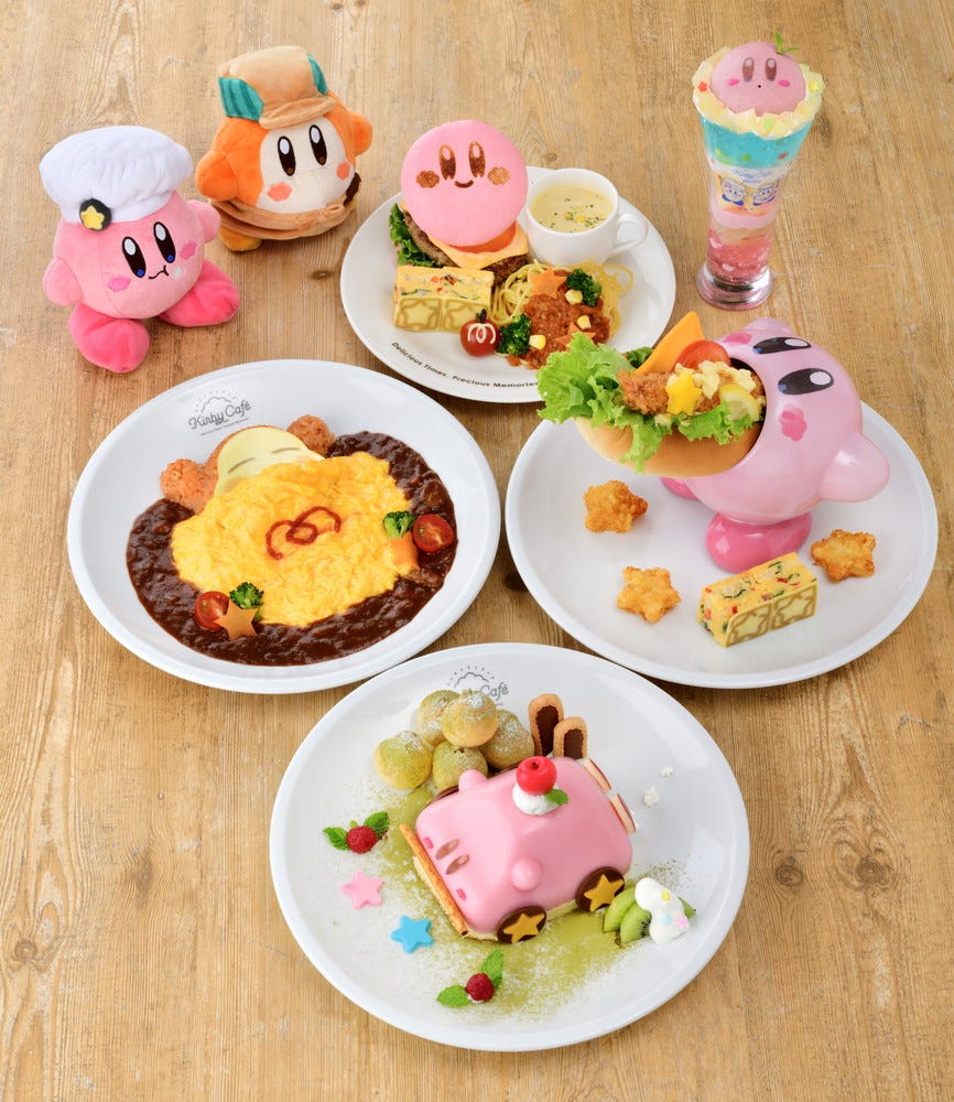 「カービィカフェ NAGOYA」“名古屋限定”みそカツバーガーやパフェ提供&テイクアウトコーナーも設置