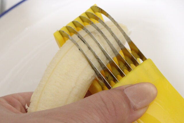 バナナスライサー　使用方法