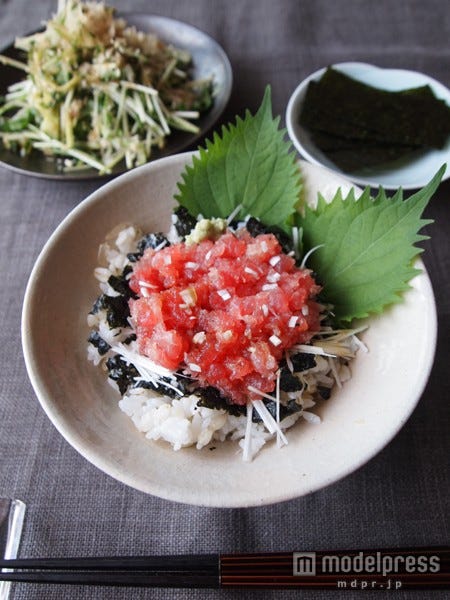 パパっとねぎトロ丼