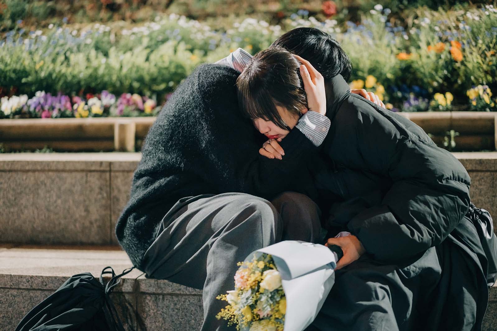 夏生大湖、ちせ「花束とオオカミちゃんには騙されない」ABEMAプレミアム限定企画第一夜（C）AbemaTV, Inc.