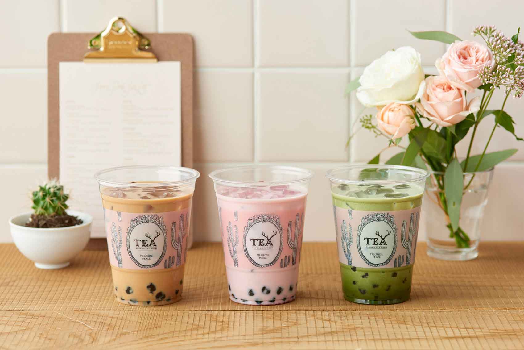 ティーメニュー／画像提供：カフェ・カンパニー株式会社