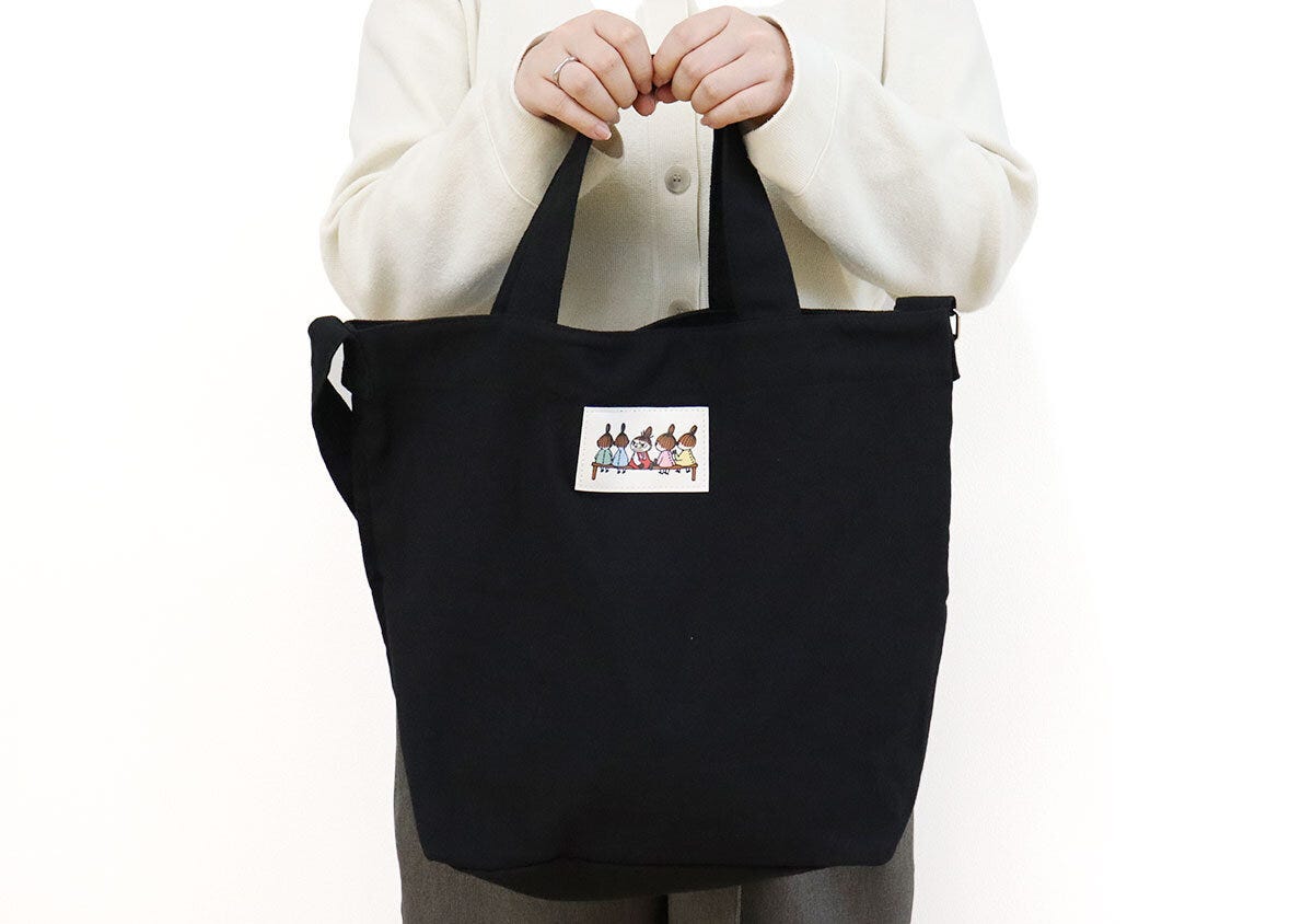 2way 宝島社ムーミン黒ショルダーバッグ2way