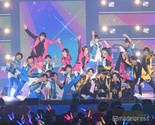 少年忍者「ガルアワ」初出演 “ジャニーズ最大”21人全員でダンスパフォーマンス<GirlsAward 2022 A/W>