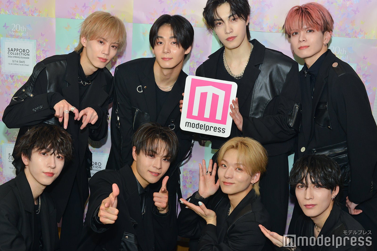 OCTPATH（左上から時計回りに）小堀柊、太田駿静、西島蓮汰、栗田航兵、高橋わたる、古瀬直輝、海帆、四谷真佑（C）モデルプレス