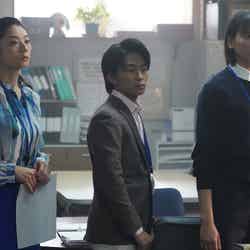 （左から）小池栄子、加藤清史郎、杏／「競争の番人」第9話より（C）フジテレビ