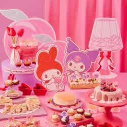 マイメロディ&クロミのもっと桃気分 Peach Sweets Buffet/提供画像