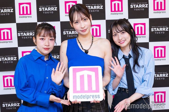 きみとバンド/(左から)森田理紗子、大野真依、清原梨央※ゆきたんは欠席(C)モデルプレス