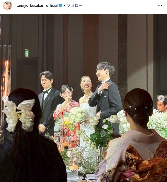 草刈民代Instagramより