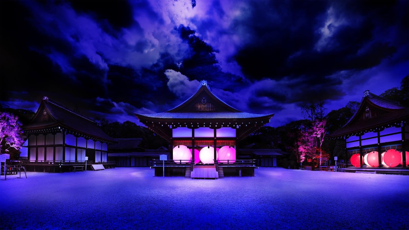 呼応する球体-下鴨神社 糺の森/／画像提供：W media