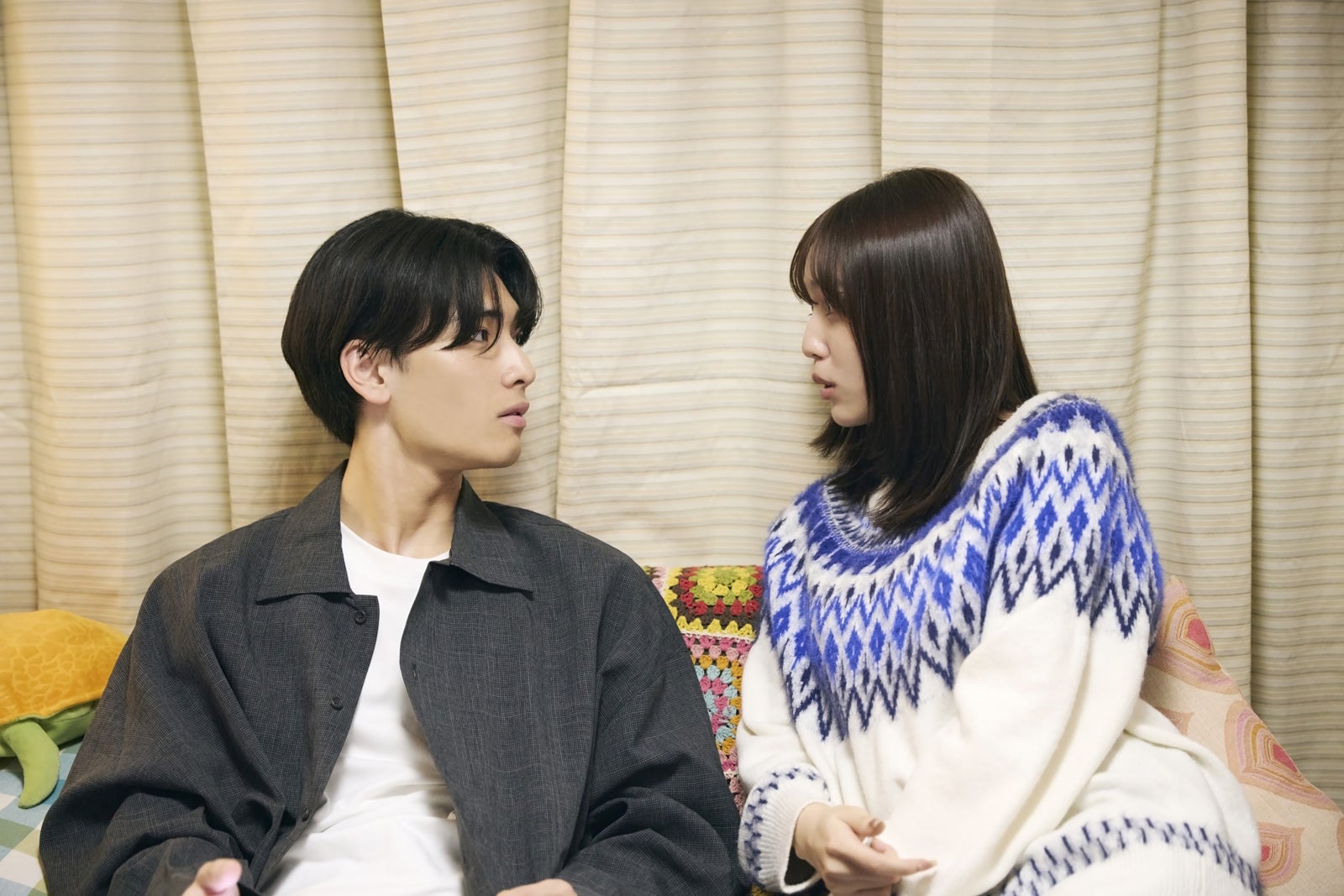 武藤潤、秋田汐梨「ふったらどしゃぶり」第1話（C）「ふったらどしゃぶり」製作委員会・MBS