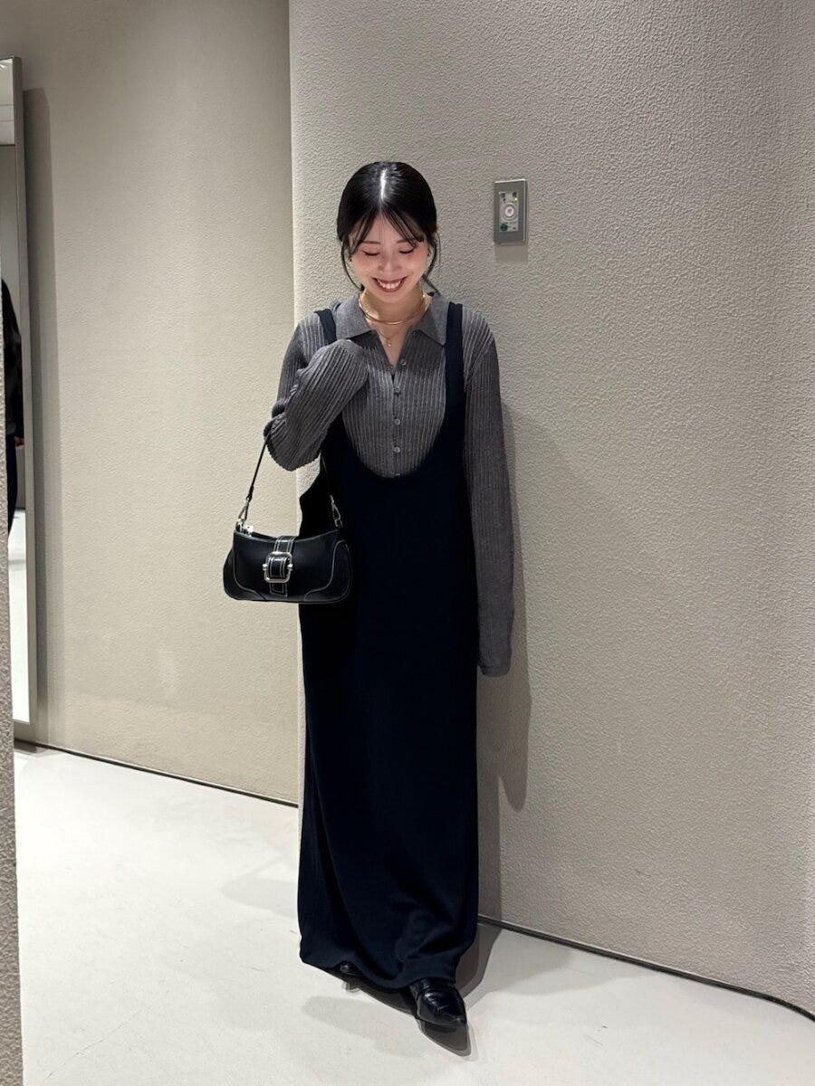 黒ジャンスカコーデ2