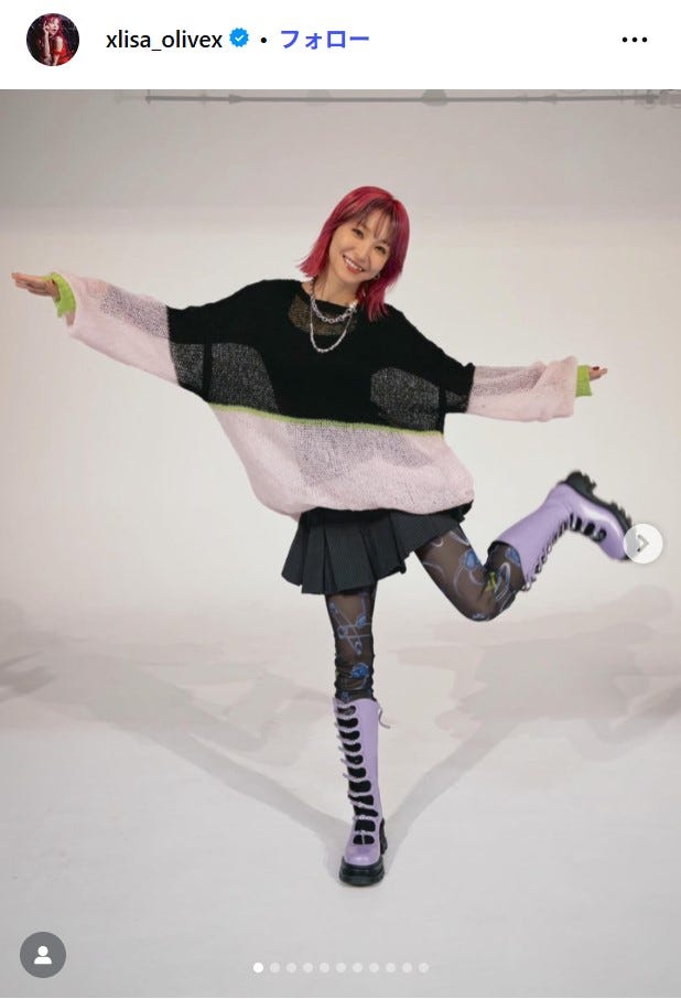 LiSA公式Instagramより