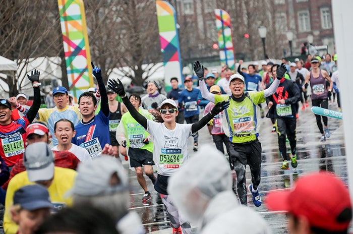 東京マラソン2019の様子（提供写真）