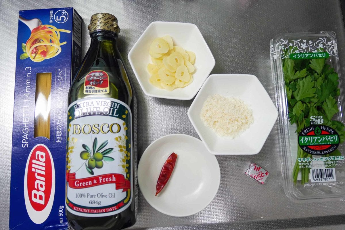 最高のペペロンチーノ