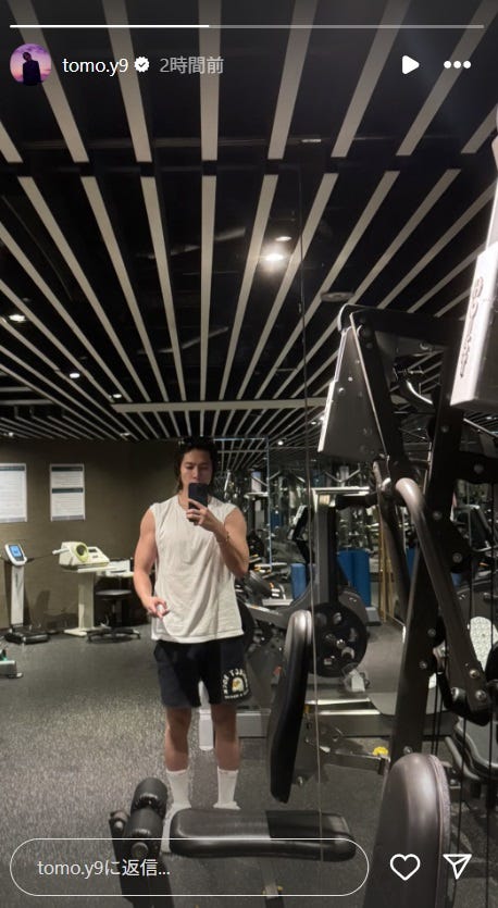 山下智久Instagramストーリーズより