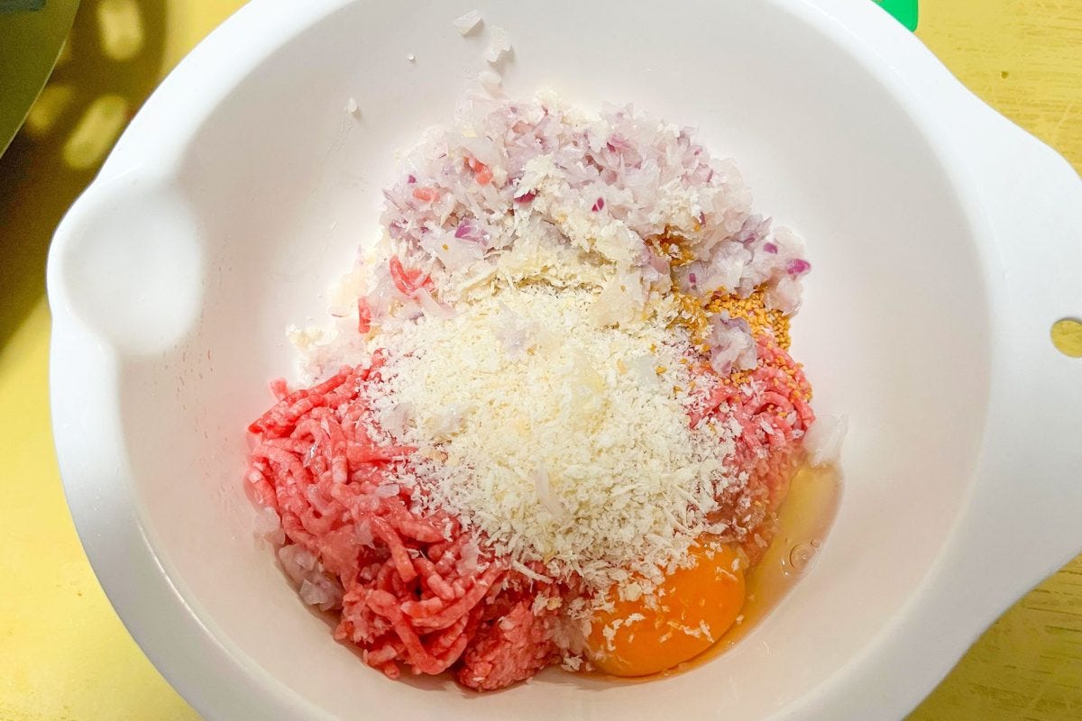 たこ焼きハンバーグ