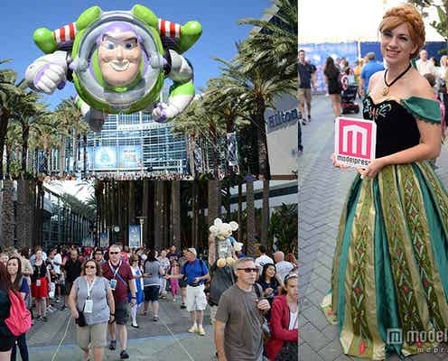 ディズニーファンのための祭典・本家「D23」開幕!仮装ゲストも参加で行列<モデルプレス現地取材>