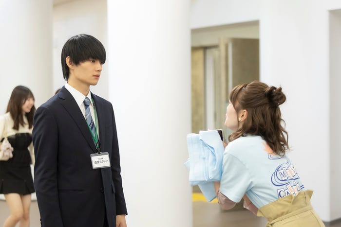 佐野勇斗、優希美青「ちはやふる−めぐり−」第9話(C)日本テレビ