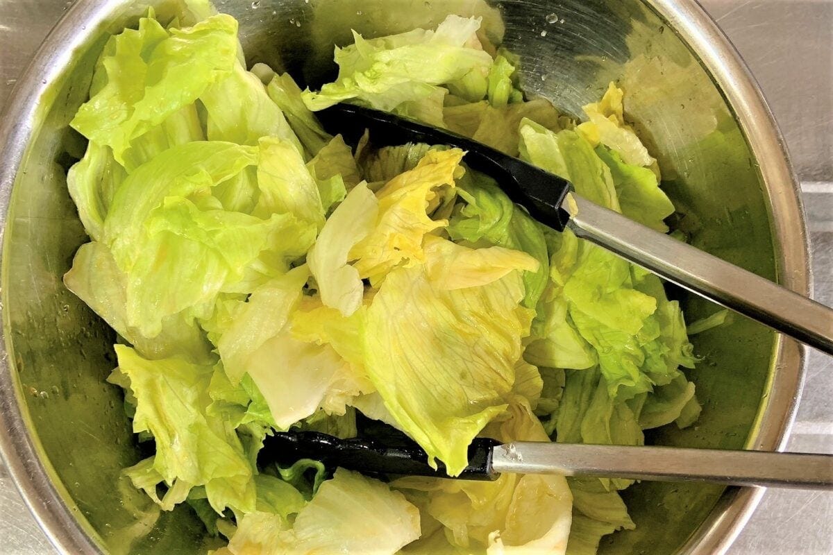 レタスの秒殺サラダ