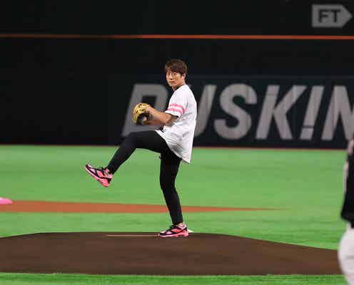 EXILE黒木啓司、始球式で快投 球速は?
