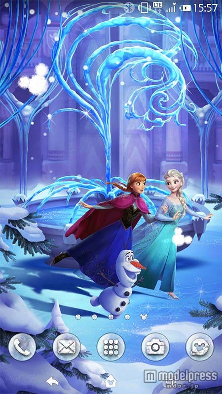 ロックスクリーンウェザー(雪)/イメージ