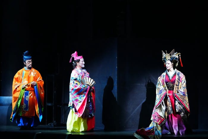 粟根まこと、右近健一、高田聖子(撮影:田中亜紀/提供写真)