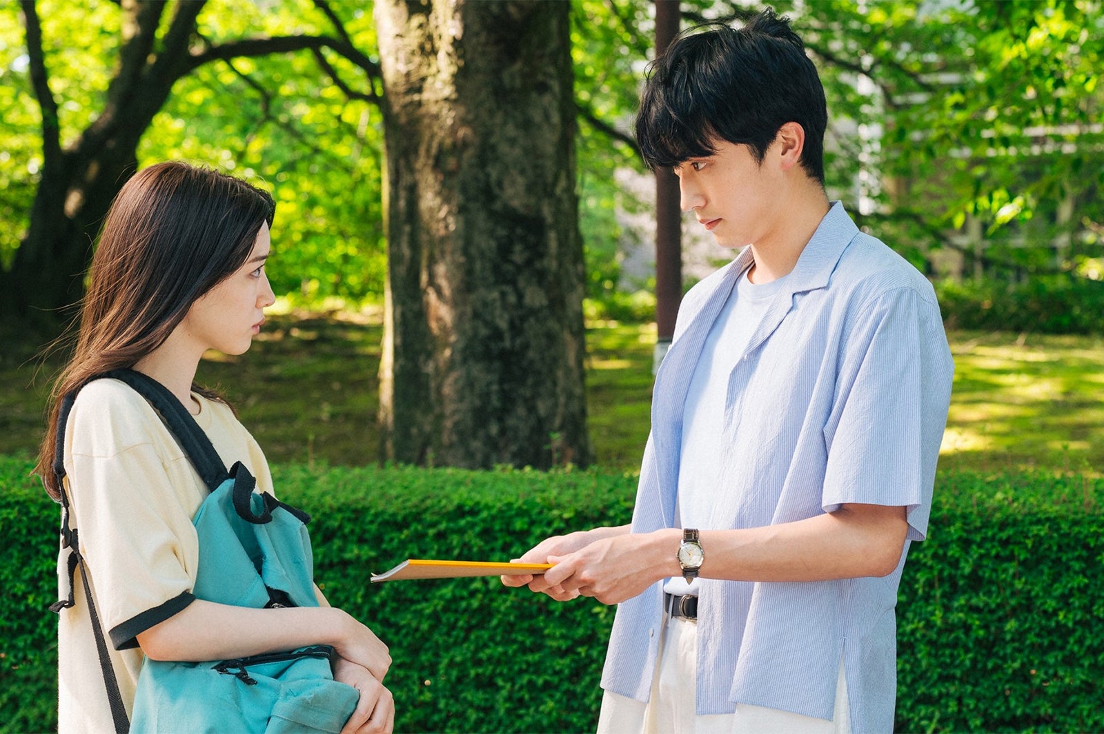 永野芽郁、杉野遥亮／「ユニコーンに乗って」第3話より（C）TBS／撮影：加藤春日