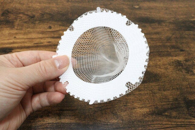 セリア　排水口ネット　髪の毛キャッチャー　　再利用