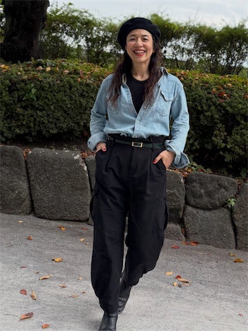 浜口京子、デニムシャツ×黒ベレー帽の私服が「センス抜群」と評判「毎回素敵すぎるんですけどーー」