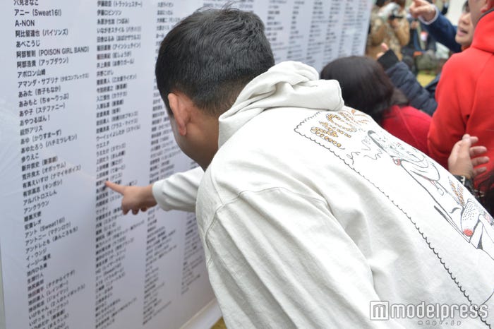 合否発表の様子 (C)モデルプレス