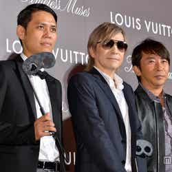 (左から)大沢伸一、小室哲哉、松浦勝人社長