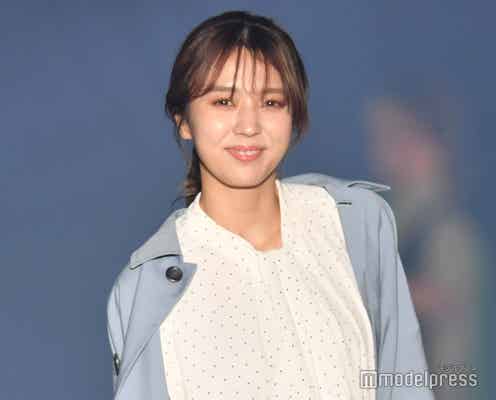櫻坂46小林由依、はにかむ笑顔に釘付け ブルーコーデがお似合い<TGC 和歌山 2023>