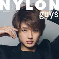 NYLON JAPAN 2018年4月号（2018年2月28日発売）裏表紙：Nissy（西島隆弘）／（画像提供：カエルム）