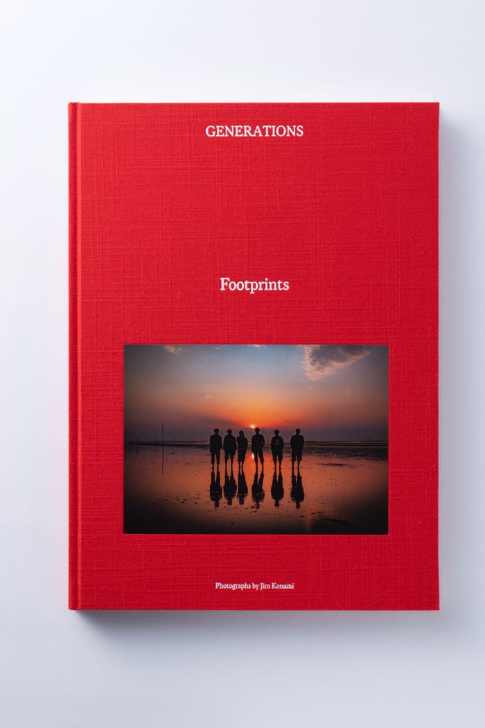 GENERATIONS「Footprints」特装版書影(C)水鈴社/Jiro Konami