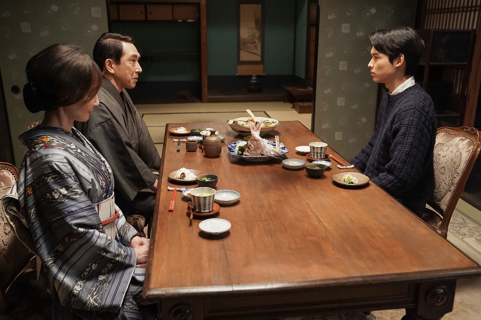 YOU、段田安則、松村北斗 （C）NHK