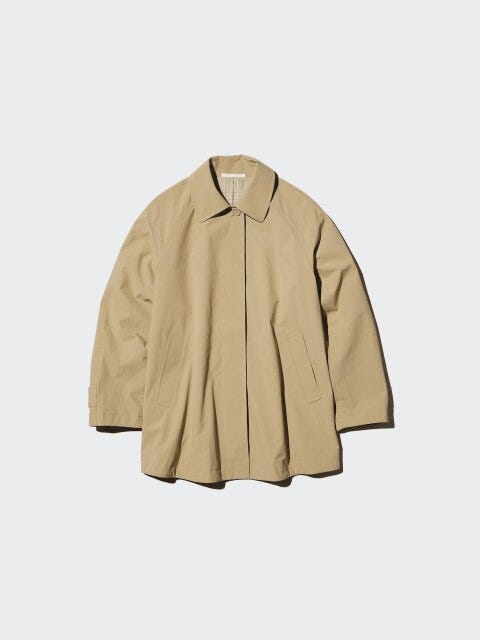 ステンカラーショートコートリラックスフィット 2025ユニクロ新作大人女性おすすめステンカラーショートコートリラックスフィット