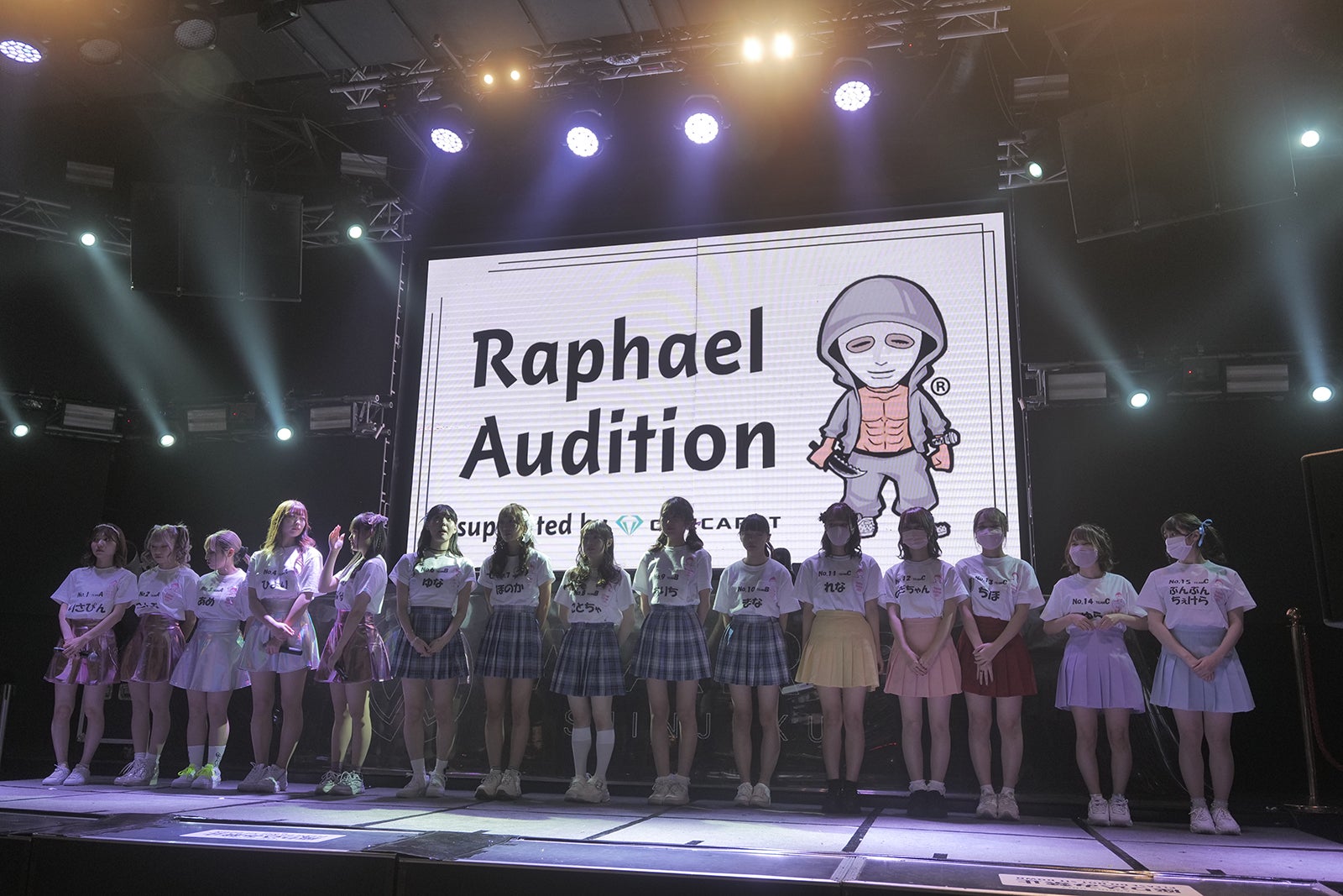 「ラファエルプロデュースアイドル」最終審査より（提供写真）